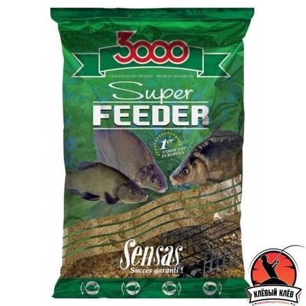 Прикормка Sensas 3000 FEEDER Bremes & Big Fish 1кг