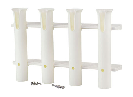 Подставка под удочку 4 стакана белая