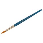 Кисть художественная профессиональная, синтетика мягкая, круглая № 12, короткая ручка, Гамма Галерея