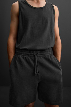 ZARA ШОРТЫ-ДЖОГГЕРЫ, ЧЕРНЫЙ