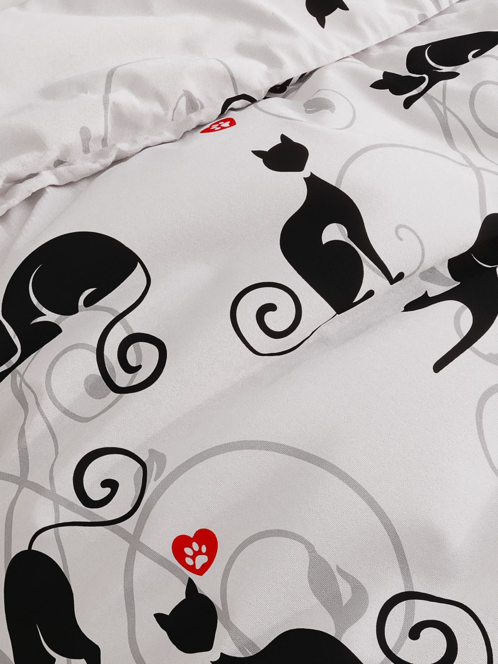 Простынь Сказка "Кошки на белом" 150х215 см