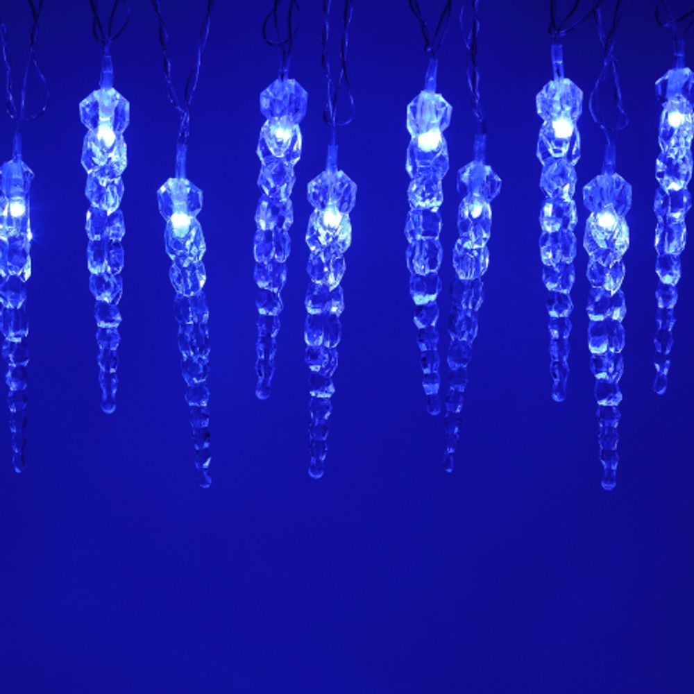 Светодиодная новогодняя гирлянда ЭРА ЕGNIG - IC нить Сосульки 3,8 м синий 20 LED