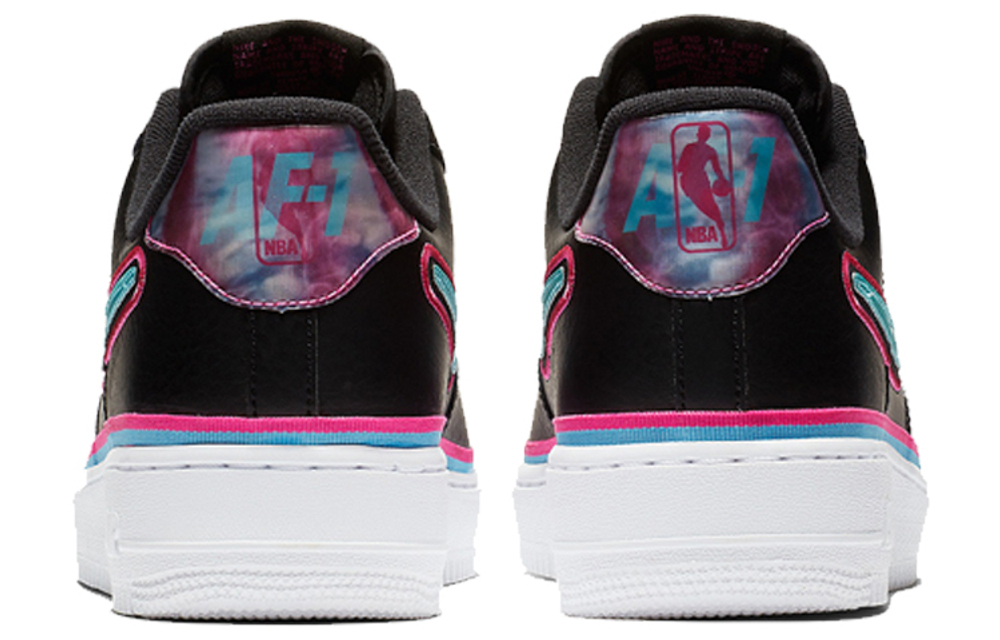 Кроссовки Nike Air Force 1 Sport Nba Black Blue Gale Laser Fuchsia