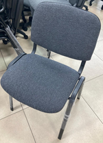 Стул Персона 3 ИЗО м серый Каркас черн Кожухи черн