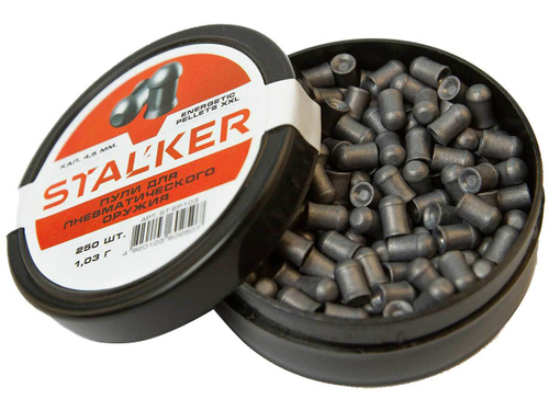 Пульки STALKER Energetic Pellets XXL 4.5мм вес 1,03г (250 штук) (ST-EP103)