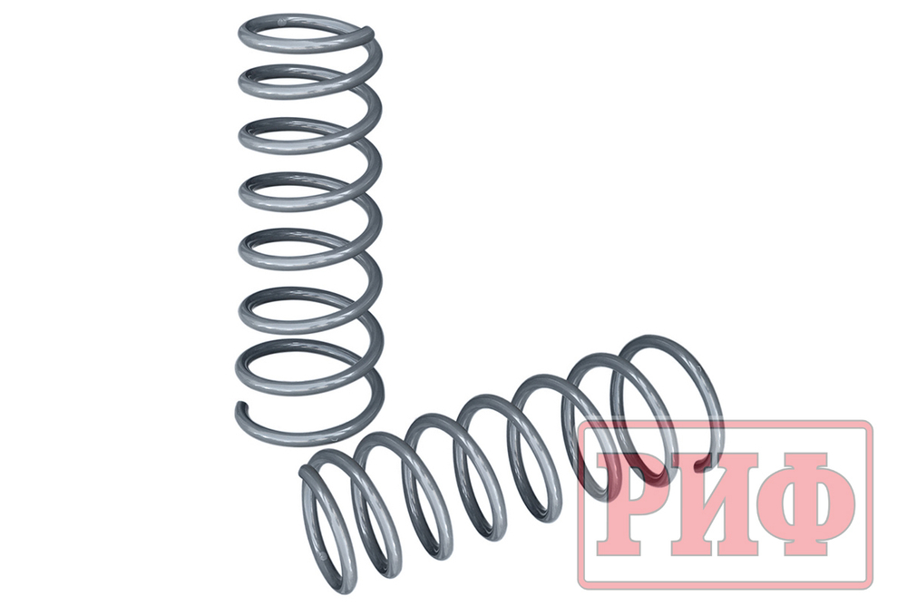 Пружины передние Renault Duster (2010-2022) 4х4 лифт 20 мм +0-50кг РИФ