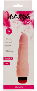 Вибратор Art-Style №2 (20 , телесный) (Цвет: телесный)