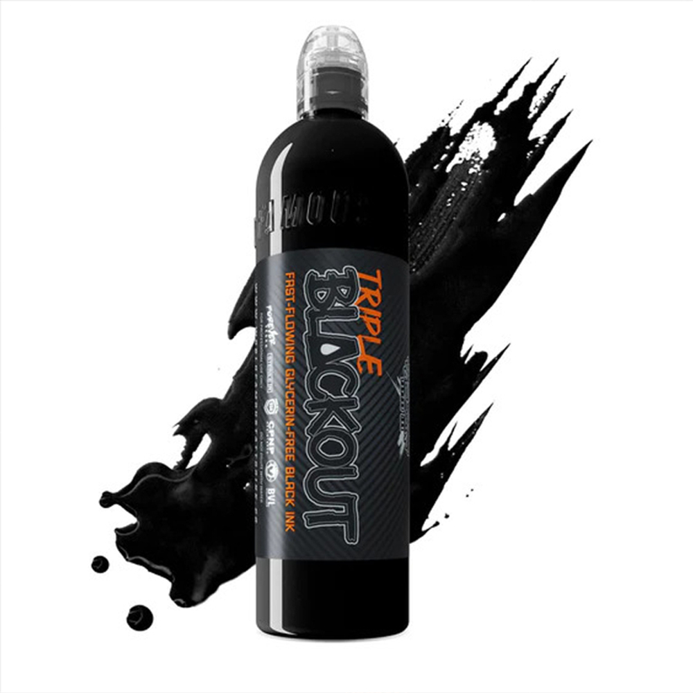 Triple Blackout World Famous Tattoo Ink