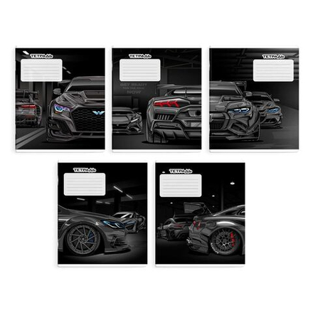 Тетрадь А5 18л кл. Феникс+ "Тачка" выб.УФ-лак, белизна 100%