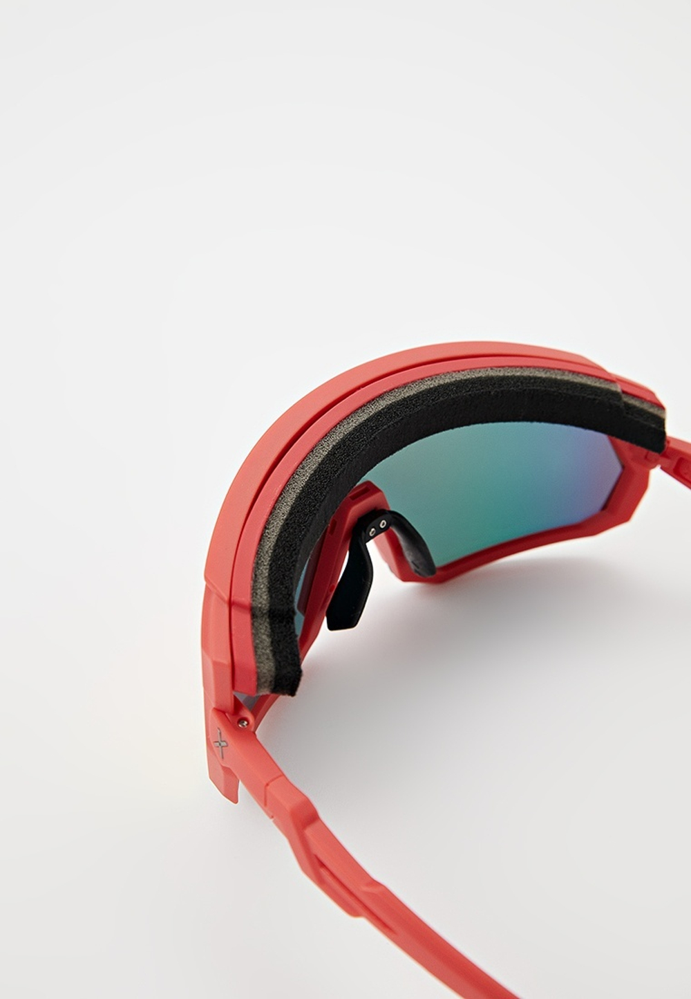 Спортивные очки с диоптриями HILX Samurai / Matt Solid Red / Red Polarized Lens + Clear Lens