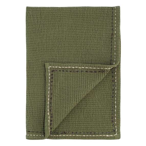 Набор вафельных полотенец с декоративной строчкой из коллекции essential, 50х70 см