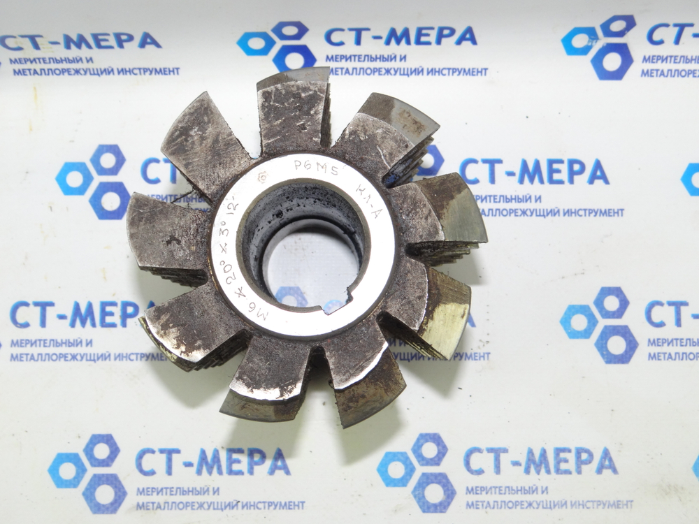 Фреза червячная модульная М6 20° Р6М5 кл. А 3°12' Фрезер