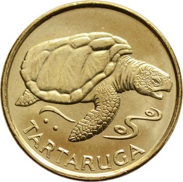 1 эскудо 1994 Кабо-Верде Черепаха