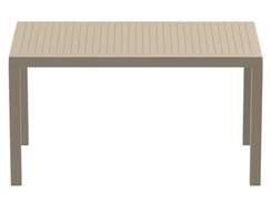 Пластиковый стол Ares 140х80 бежевый
