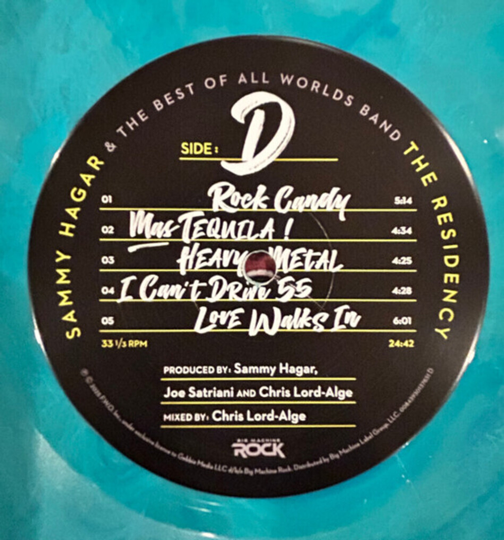 Sammy Hagar, The Best Of All Worlds Band / The Residency (Coloured Vinyl)(2LP)