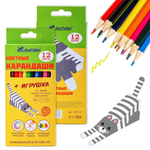 Карандаши 12цв. "Сделай сам" в коробке 7303Т-12 (J.Otten)