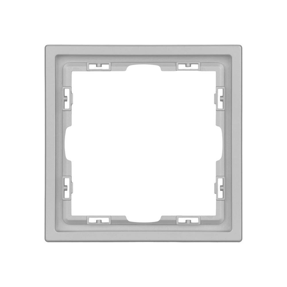 Рамка пластиковая FRM-NOBE-SFPL-1-IS (Arlight, Никель) 059455