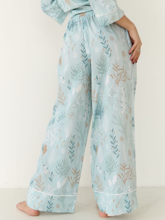 Брюки сатин Зимний лес