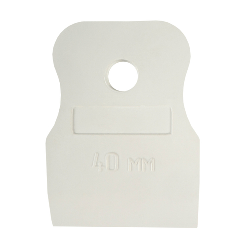 Шпатель резиновый 40мм белый КЕДР