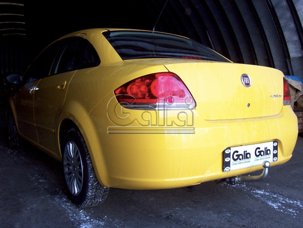 Фаркоп оцинкованный Galia F108A для FIAT Linea 2007-2015(паспорт и сертификат в комплекте)(без электрики)