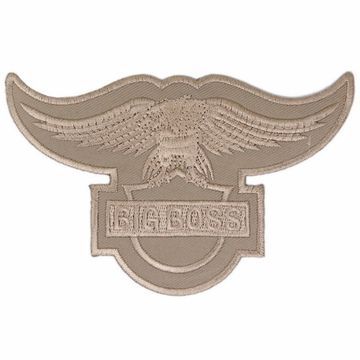 Нашивка Орел BIG BOSS (бежевый)