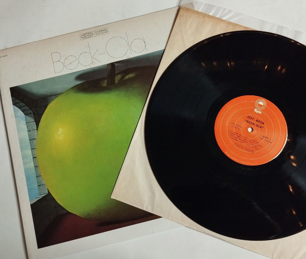 Винтажная виниловая пластинка LP Jeff Beck Group Beck Ola (USA 1973)