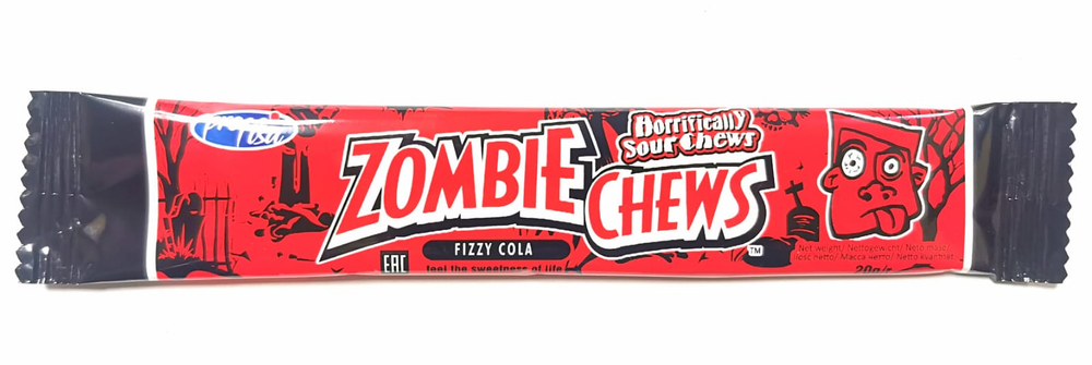 Кислая жевательная конфета Profisa Mega Zombie Cola  20 г