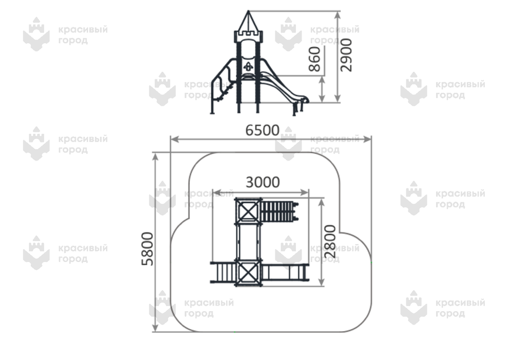 Игровой комплекс Маленькая крепость