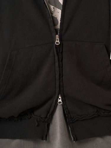 Черная хлопковая худи Votus на молнии