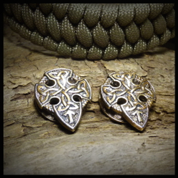 Бусина для паракорда , браслета декоративная "Сила кельта" большая