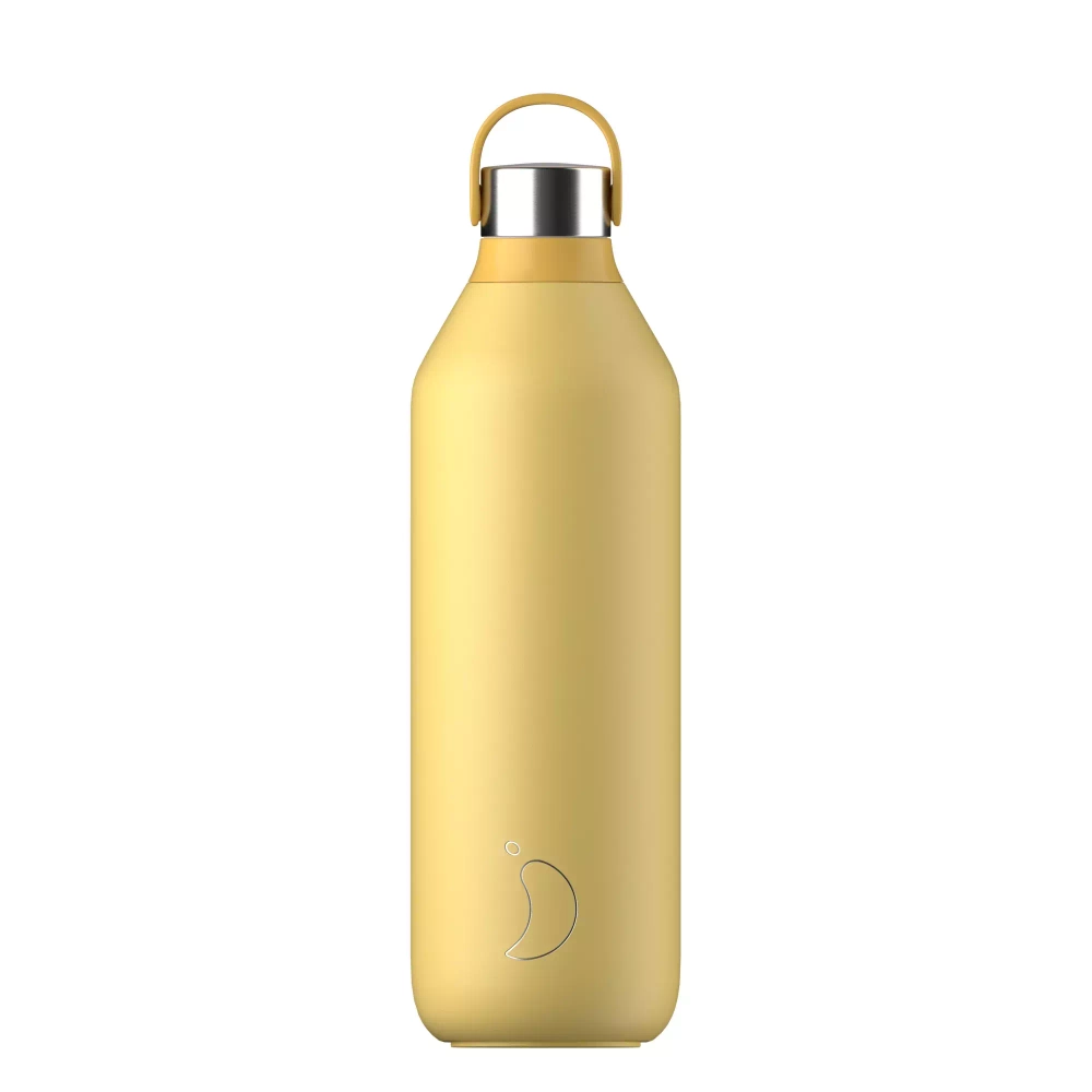 Chilly's Bottles - Термобутылка Series 2 1л желтая / артикул   B1000S2PYEL  / GTIN 604947807670