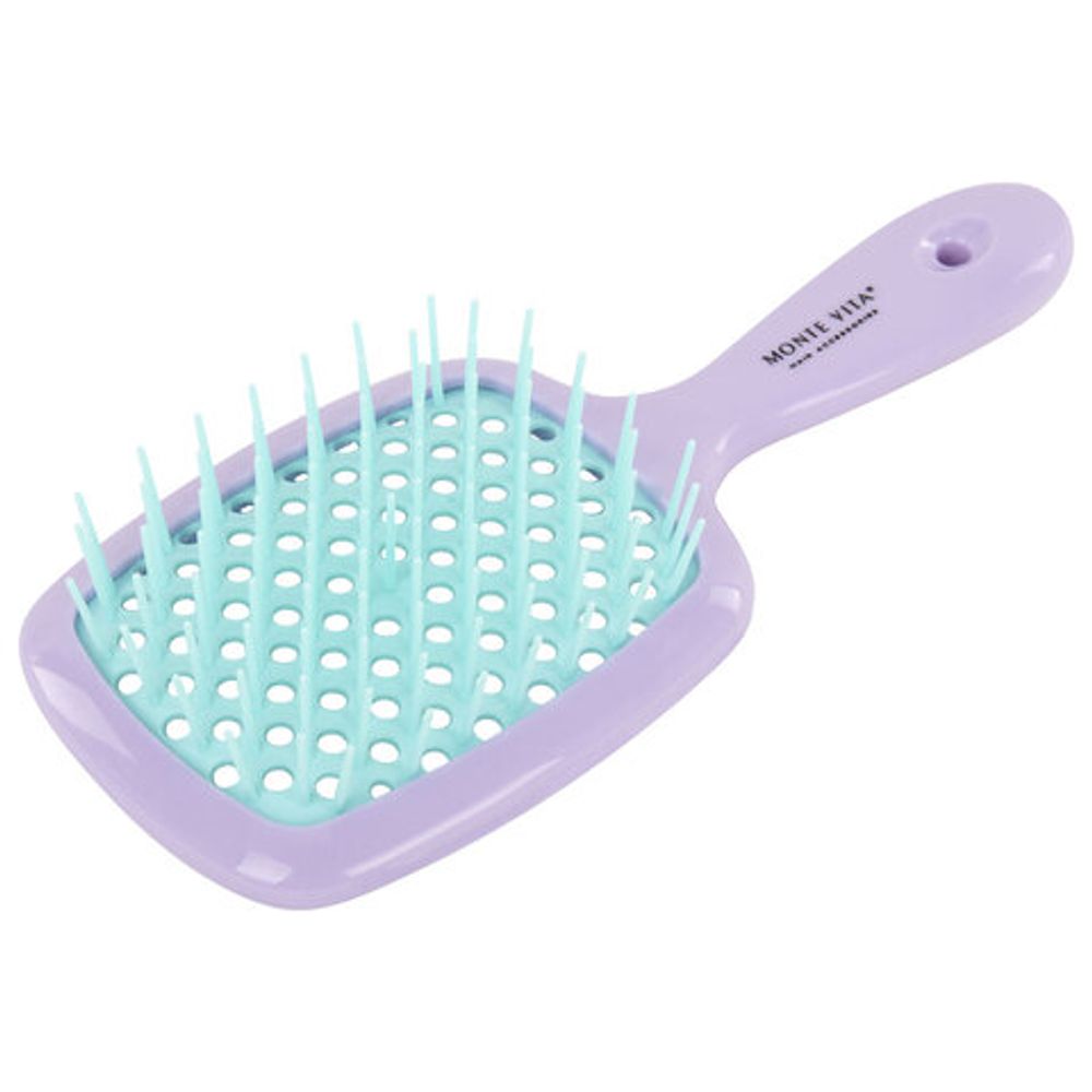 Расческа для волос массажная 20х8,5 см, цвета АССОРТИ MONTE VITA (МОНТЕ ВИТА), 457415