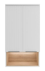 Шкаф подвесной Misty Enfida 60 ENF-08060-011 Белый / Дуб Сонома светлый