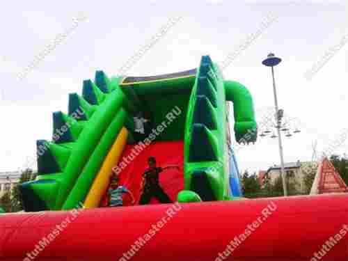 Надувная горка-робот "Дракоша" 10*6*5 м
