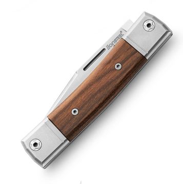 Складной нож Lion Steel "BestMan" L/BM1 ST c клинком из стали Böhler M390 Microclean®, рукоять дерево (Santos)