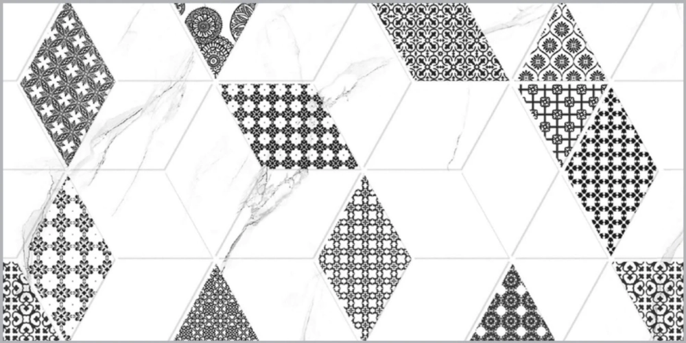 Керамическая Плитка Декор PRIMAVERA/ТШ Дамон Ромбы (ТР3628Н2) (10шт) 300х600х8,5 1,8/86,4