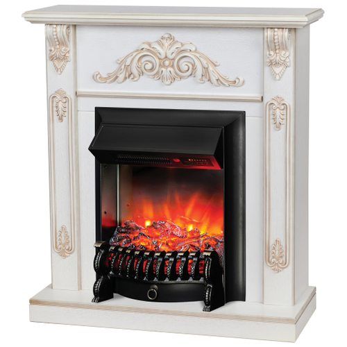 Каминокомплект Real Flame Anita WT с очагом Fobos Lux Black RC