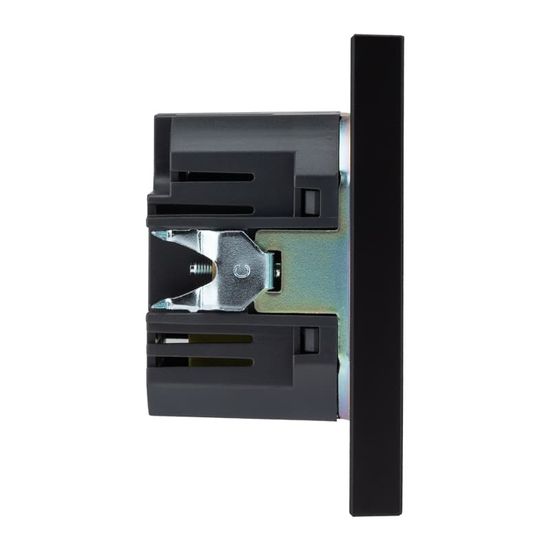 Розетка STRONG USB-A+Type-C 3А с функцией быстрой зарядки антрацит KRANZ