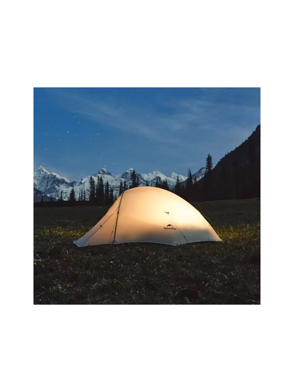Палатка Naturehike Cloud Up UL Si 1-местная, алюминиевый каркас, серая