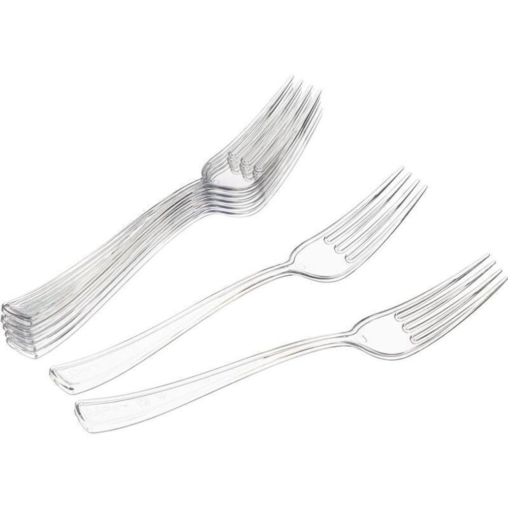 Вилка ПРОЗРАЧНАЯ (50шт/2500)