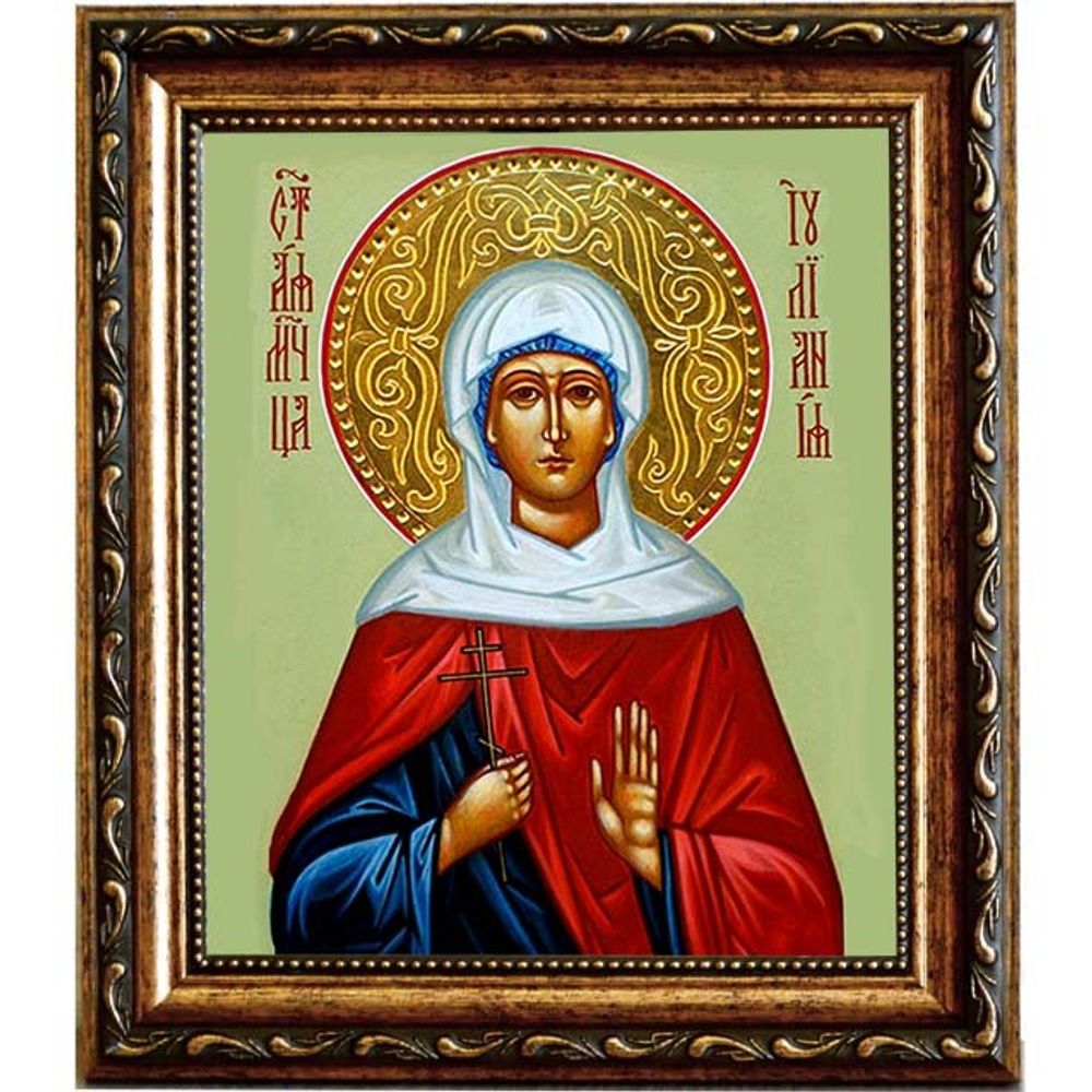 Иулиания Россонская мученица. Икона на холсте.