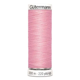 Нить Sew-All 200 м, Gutermann, 043 бледно-розовый