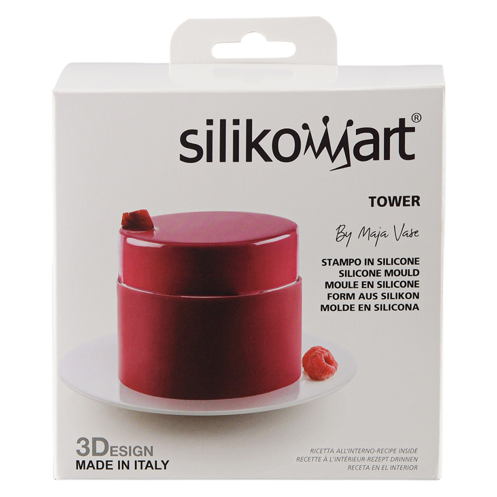 Форма для приготовления пирожного tower D12 см, h10 см силиконовая