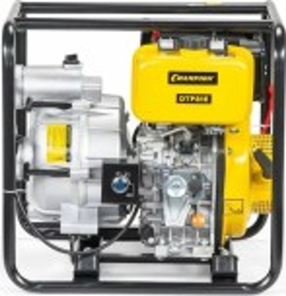 Мотопомпа дизельная CHAMPION DTP81E для грязной воды