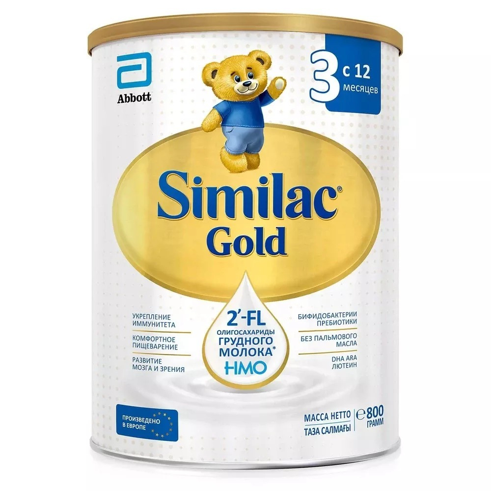 Similac Gold 3 Сухая Смесь с 12 Месяцев 800гр