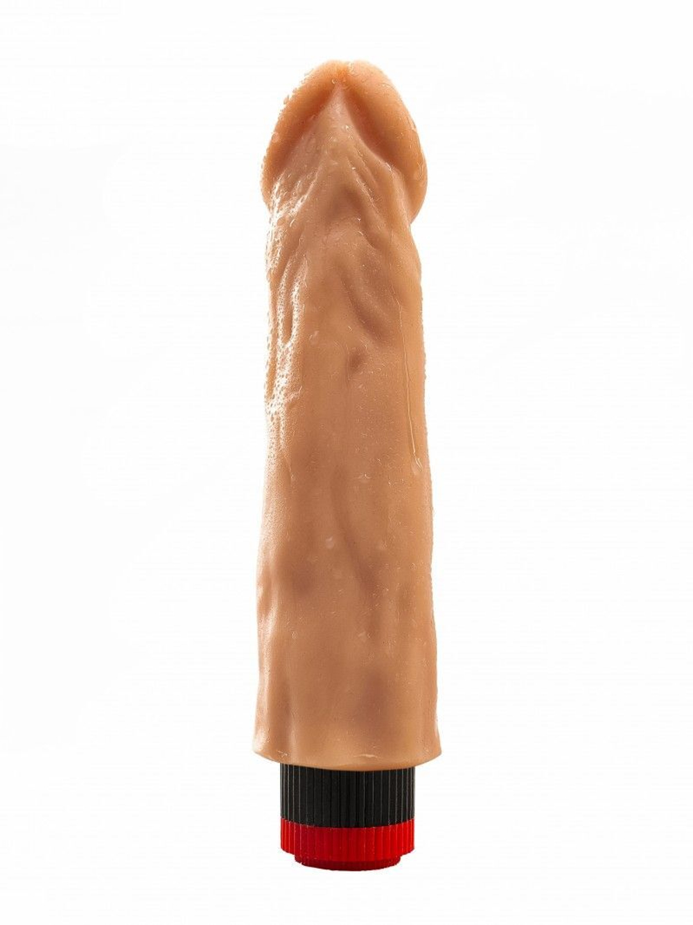 Телесный вибромассажер с ионами серебра №27 - 19,5 см.