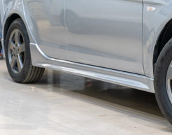 Накладки на пороги Zodiac Mitsubishi Lancer 10