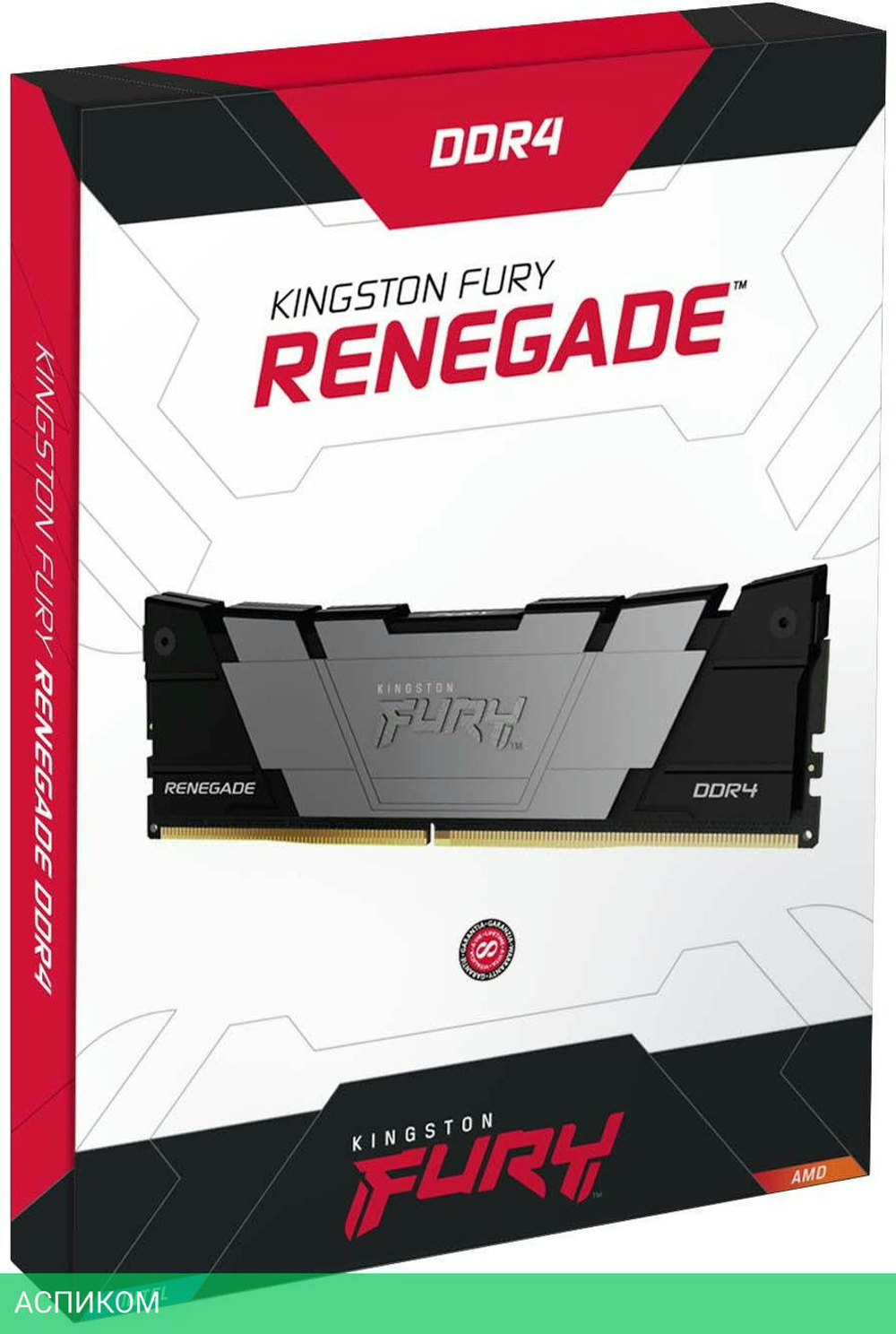 Оперативная память Kingston Fury Renegade Black 2x32GB DDR4 (KF432C16RB2K2/64)