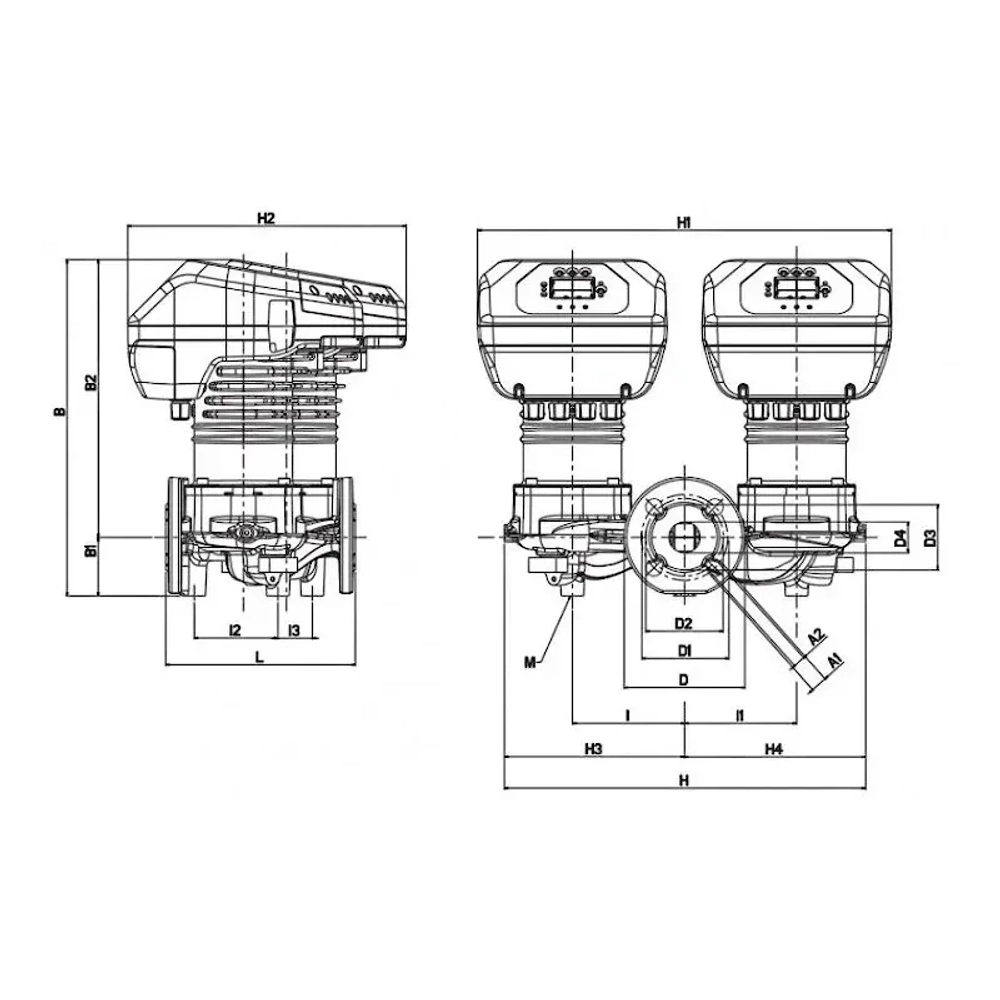 Насос циркуляционный промышленный DAB EVOPLUS D 120/340.65 M, 60151019