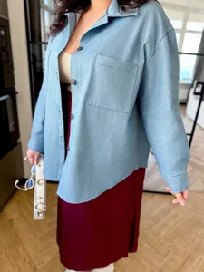 Рубашка джинсовая УК-1777 Fabrika